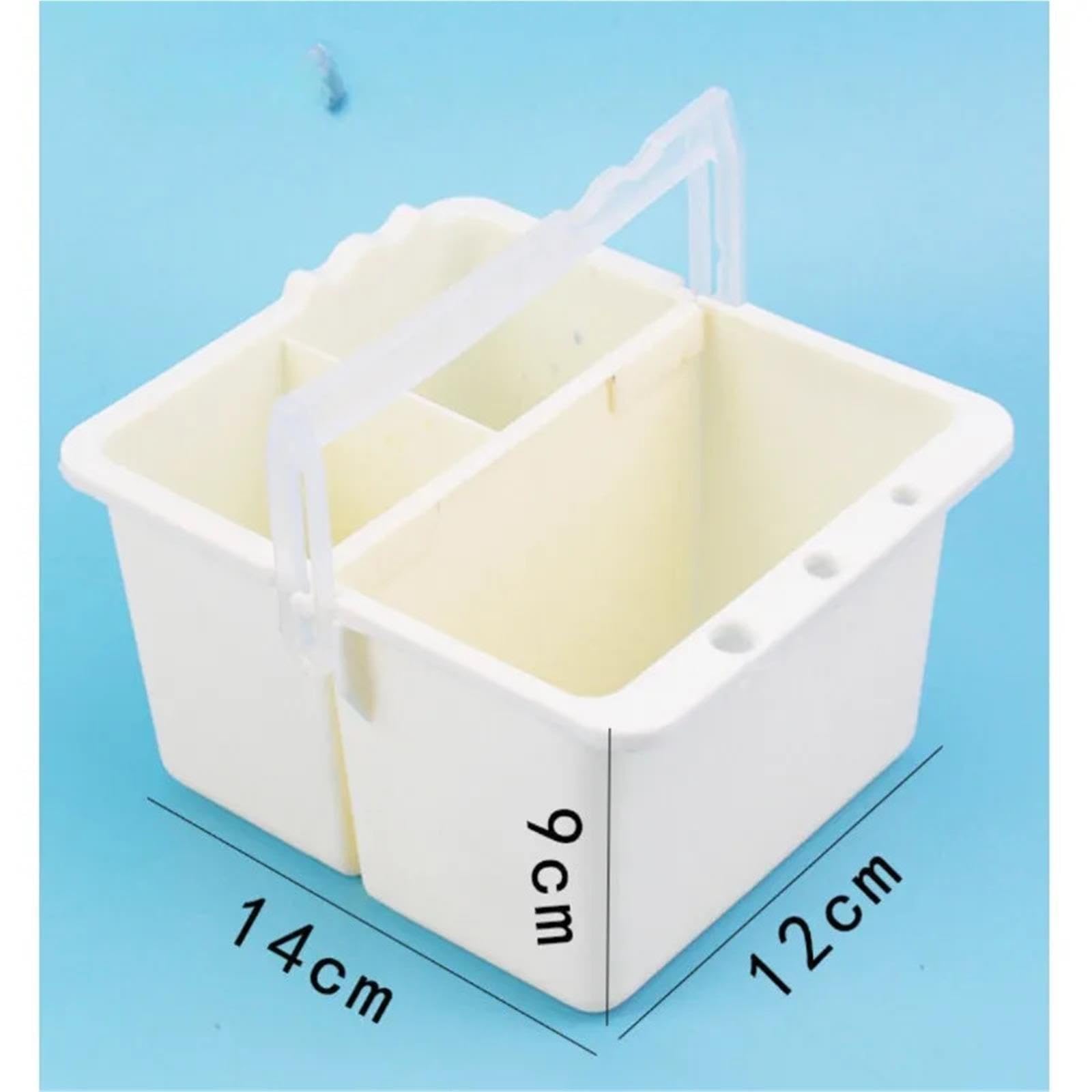 Bicchiere Per Pulire I Pennelli Pennello in plastica multifunzionale, tazza for lavaggio, porta pennelli for risciacquo, for acqua for pittura, for guazzo e acquerello(Yellow)