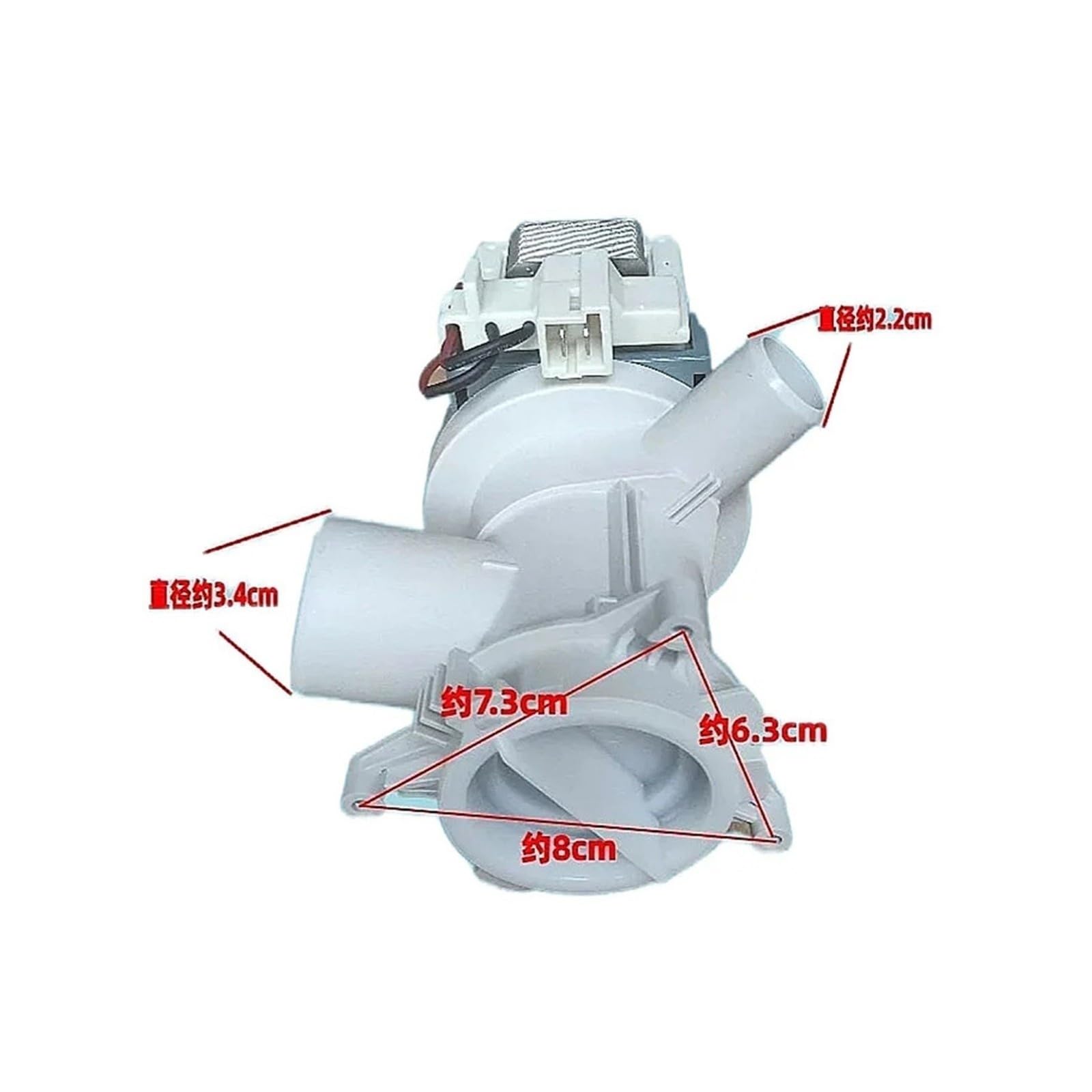 Universal-Entwässerungspumpenmotor for Trommelwaschmaschinen, Kompatibel Mit Beko, Trommelwaschmaschinen