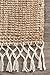 nuLOOM Raleigh Farmhouse Jute Tasseled Area Rug, 3x5, Natural