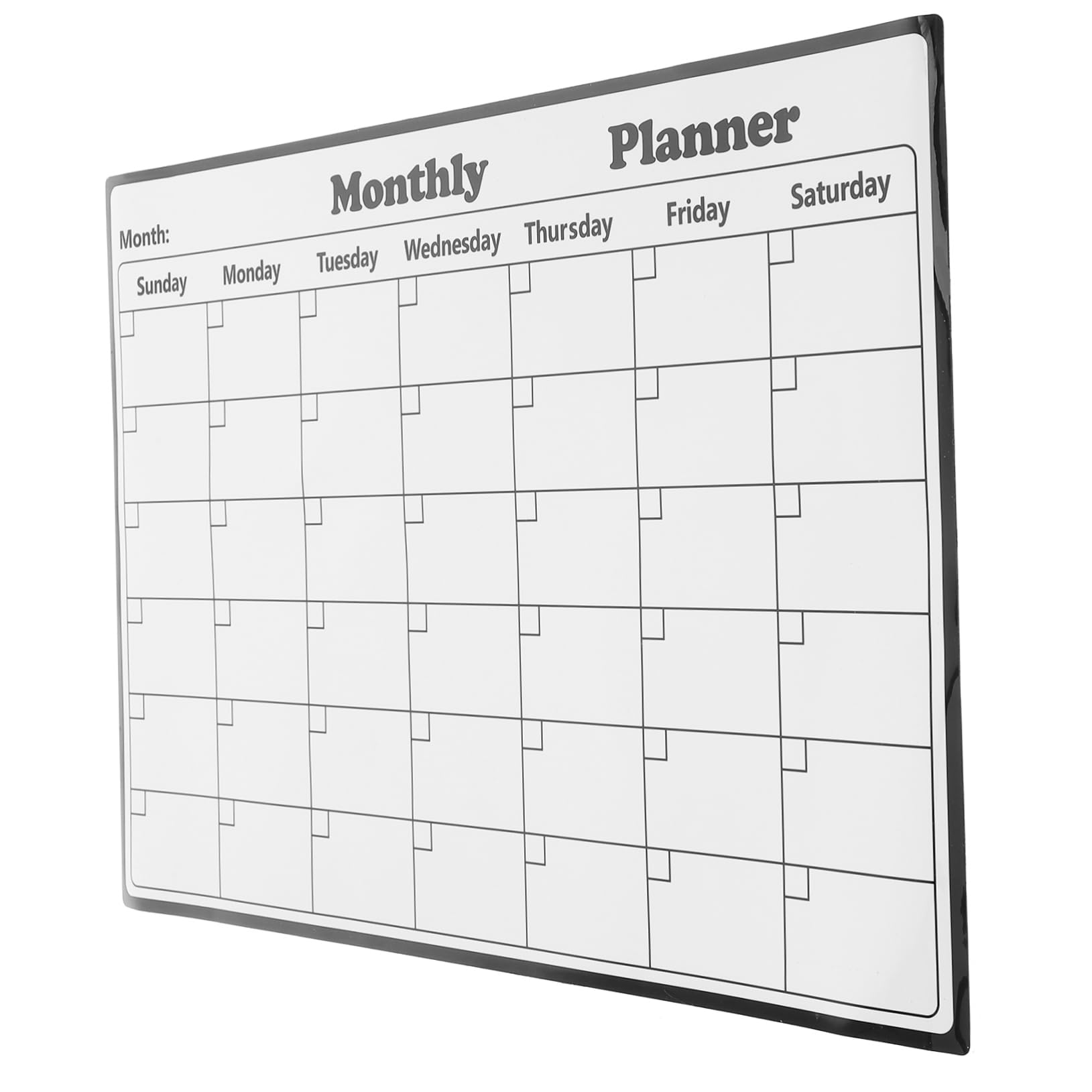 3St Kalender-Kühlschrank-Aufkleber Kühlschrankkalender magnetisch Liste Monatsplaner Whiteboard Spitze Erinnerung an den Kühlschrank Kühlschrankplanungs-Whiteboard Weich magnetisch