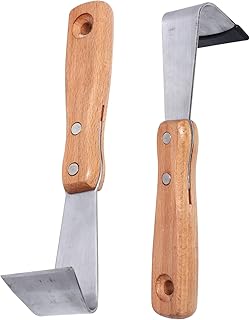 GANAZONO Fruit Tree Grafting Tool Bark Spud Debarking Tool Log Peeler Draw Shave Knife Garden Fruit Tree Bark Removal 2pcs Stripping Cutting Tool Woodworking Supplies Woodworking Tool