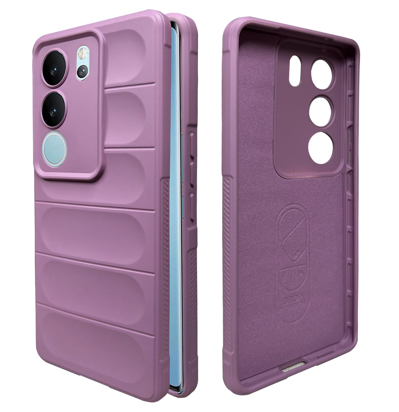 A rtistque Back Cover Case for Vivo V29 / V29 Pro 5G | with Inner Fabric |Stylish AirBag Case | Liquid Stripe Silicone |Camera Protection | Anti Slip Grip | Vivo V29 / V29 Pro 5G Back Cover - Purple (B0C8JDCTBP) Amazon Price History, Amazon Price Tracker