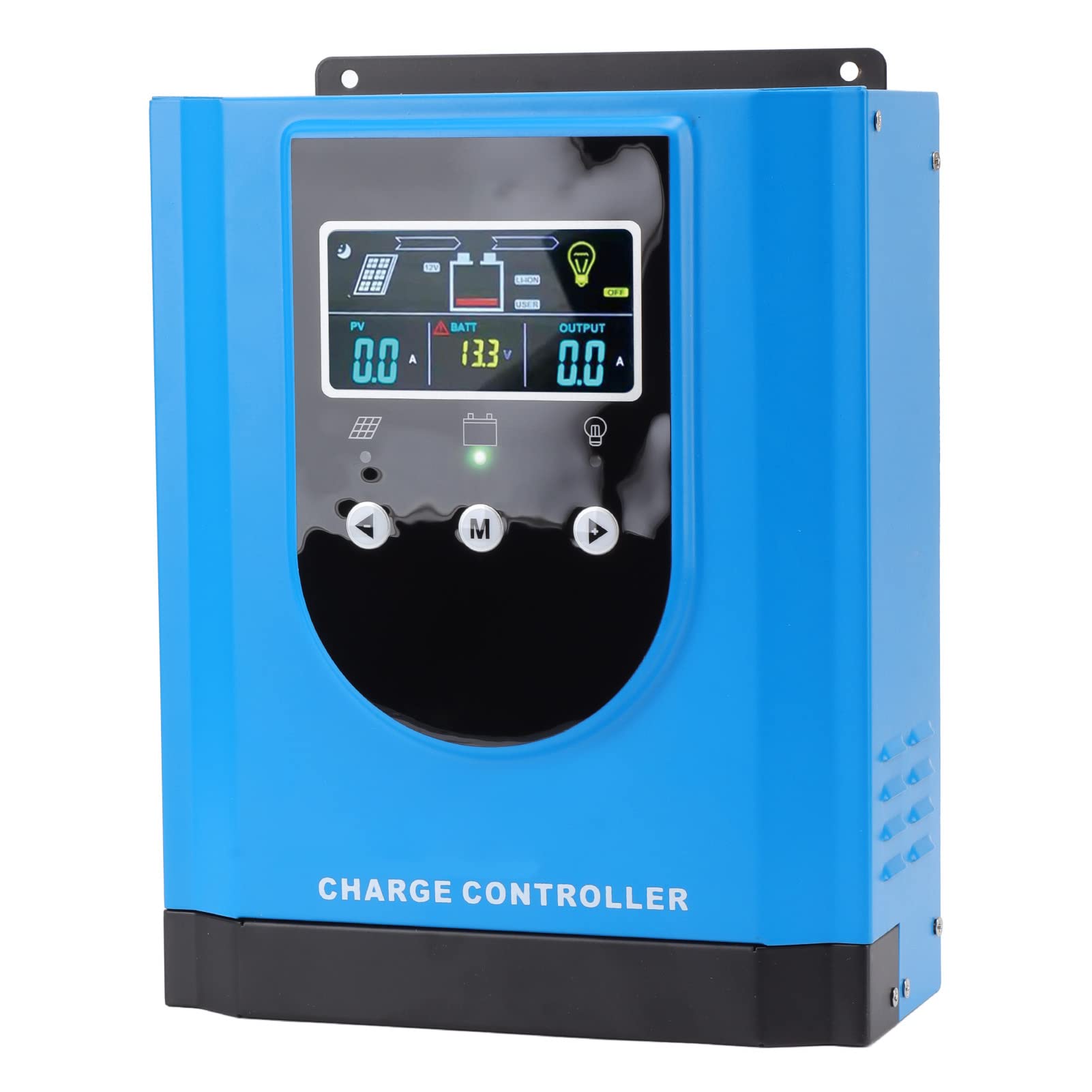 Controlador de Carga Solar MPPT 30A Regulador Eficiente Compacto