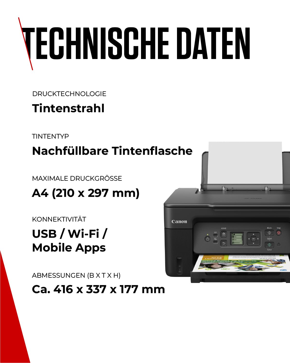 Canon PIXMA G3570 MegaTank Multifunktionsdrucker – Bild 6
