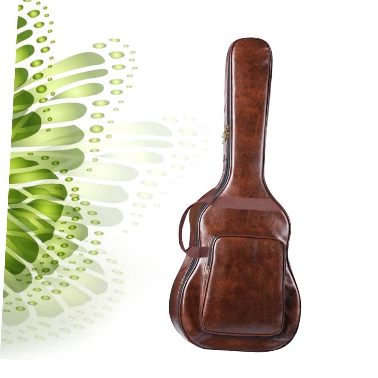 Wasserabweisende Gitarrentasche für Akustikgitarre 41 Zoll mit Doppelseitigem Schultergurt und Großen Außentaschen für Einfaches Reisen und Training