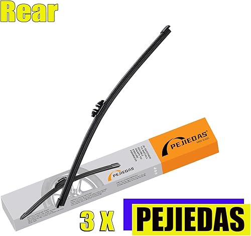 Miniatura 3 de PEJIEDAS Juego de limpiaparabrisas delantero de 24 + 19 pulgadas + limpiaparabrisas trasero de 12 pulgadas para Mercedes-Benz GLA45 AMGGLA250