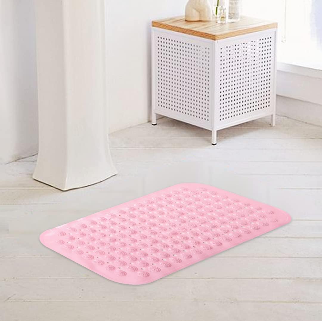 SAVYA HOME Diatom Mud Bathroom Floor Mat |71 x 35.5|40 x 100|PVC Accu-Pebble Soft & Light Weight Anti-Skid Mat for Living Room,Bathroom/Shower Mat/Multipurpose(Sky Blue) (71 x 35.5, Pink) (B0BQK9LVP1) Amazon Price History, Amazon Price Tracker