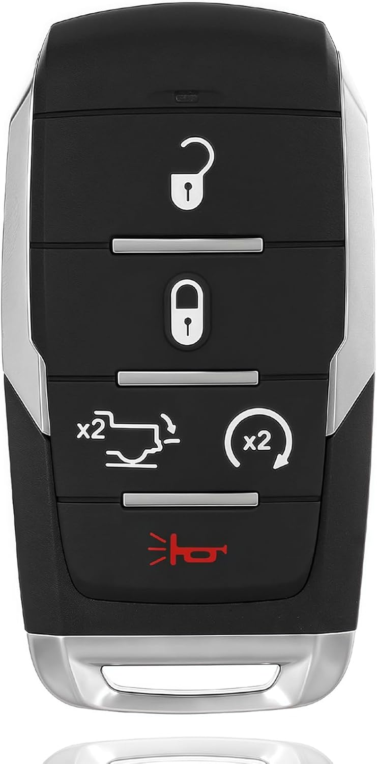Smart Key Fob Remote Replacement Compatible with 2019 2020 2021 2022 2023 2024 Dodge Ram 1500 Pickup OHT-4882056 Keyless Entry Remote Control