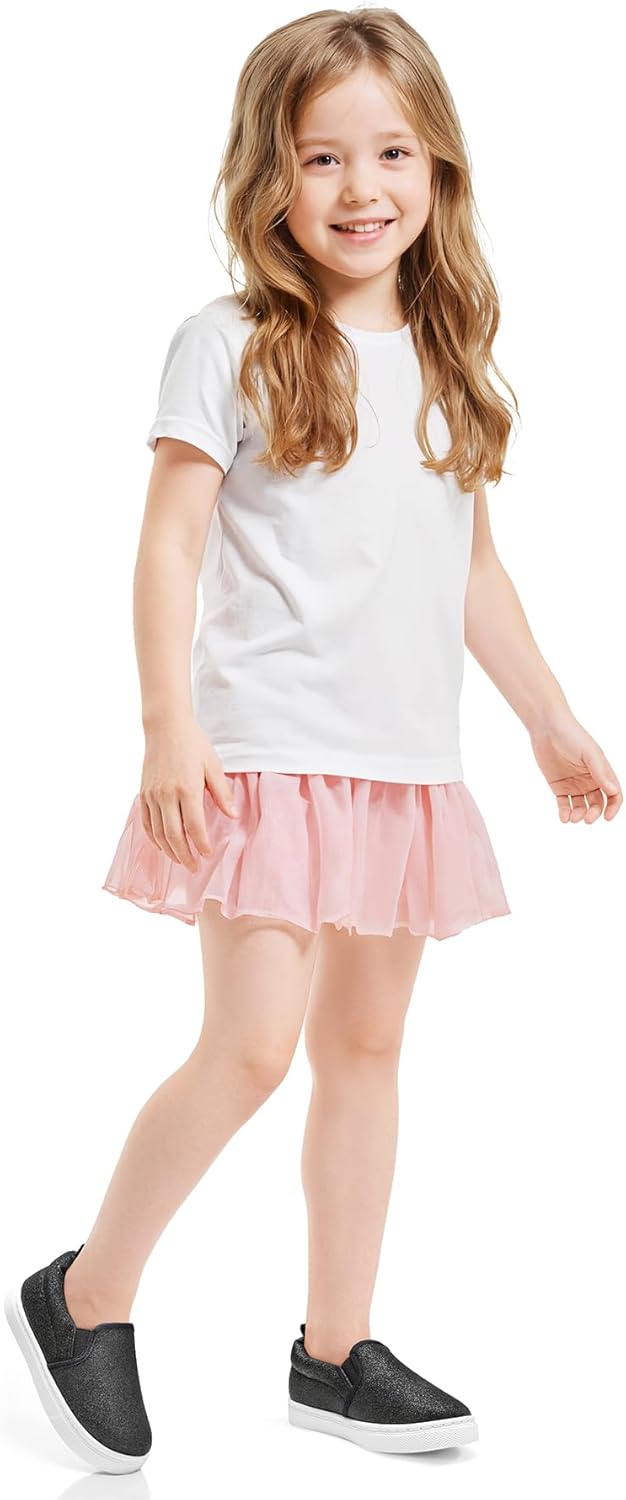 K KomForme Toddler Sneakers for Girls Boys Slip On Canvas Walking Shoes - Image 7