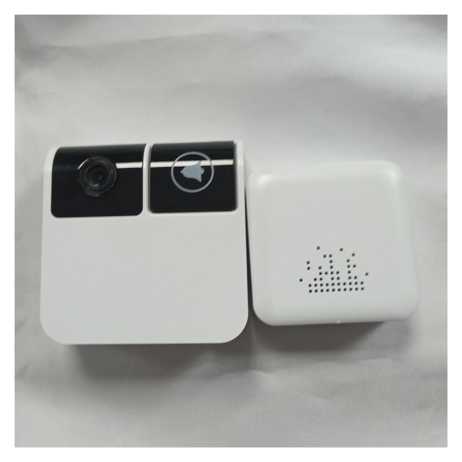 Timbre IP WiFi con videoportero de Larga duración en Espera, intercomunicador Visual, Mirilla y Visor Vista Amplia