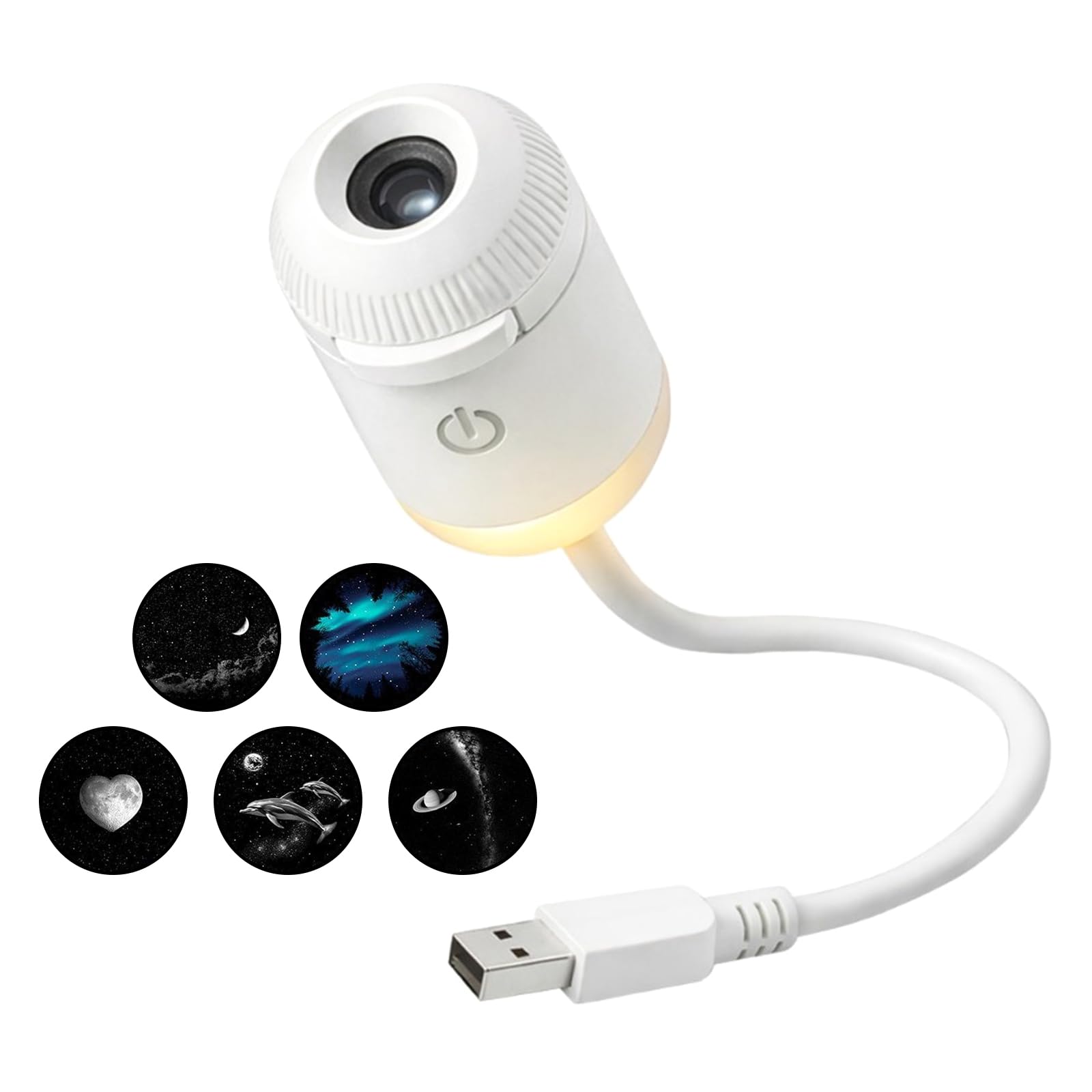 Drtlpmb Stylea Usb Star Theme Projector Lamp With Five Film Patterns For Bedside Bedroom Mood Decor And Gentle Room Home Glow Usb Star Projector Night Light Lamp Bedroom Room Glow Bedside Mood Projection Light Film