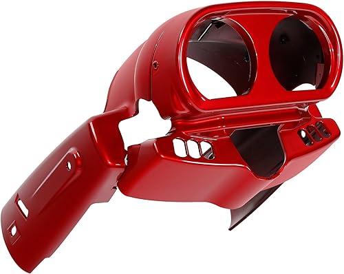 Miniatura 4 de HR3 Carcasa para instrumentos de color rojo malvado compatible con Road Glide Special FLTRXS 2018 y Road Glide FLTRX 2019 (reemplazo para OEM)