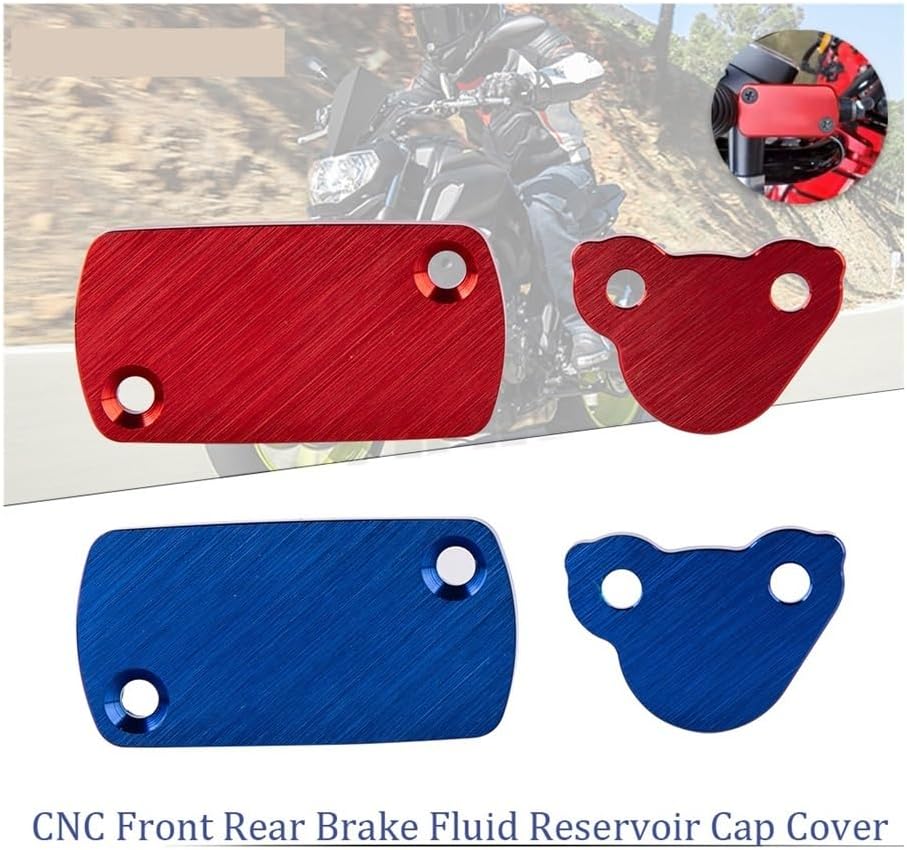 CNC Front Rear Brake Fluid Reservoir Cap Cover For CR 125R 250R CRF 150R 250X 450R 450X 250RX 250F 02-23 Motorcycle