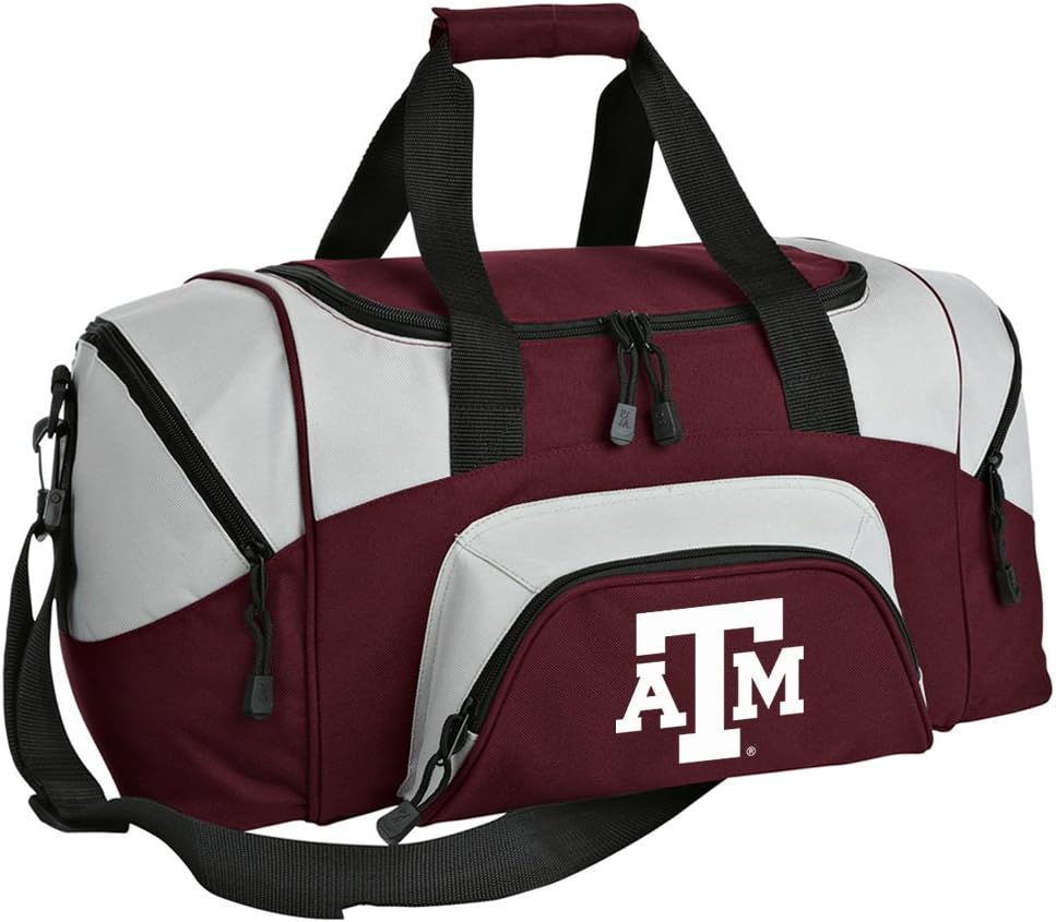 SMALL Texas A&M Aggies Gym Bag Deluxe Texas A&M Travel Bag