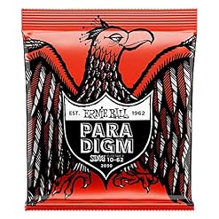 Ernie Ball Skinny Top Heavy Bottom Slinky Paradigm Cordes pour guitare électrique à 7 cordes, calibre 10-62 - Les Beatles, Paul McCartney, John Lennon, RIngo Starr, George Harrison