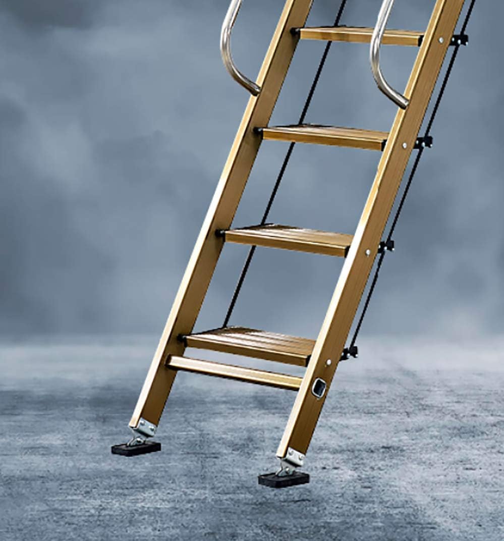 Extension Ladder Replacement Safety Shoe Kit/Step Ladder Feet Foot Mat/Shoe Kit/Foot Pads/Cover/for Telescoping Ladder/Household Engineering Ladder Parts/Accessories(2Pcs) (Black)