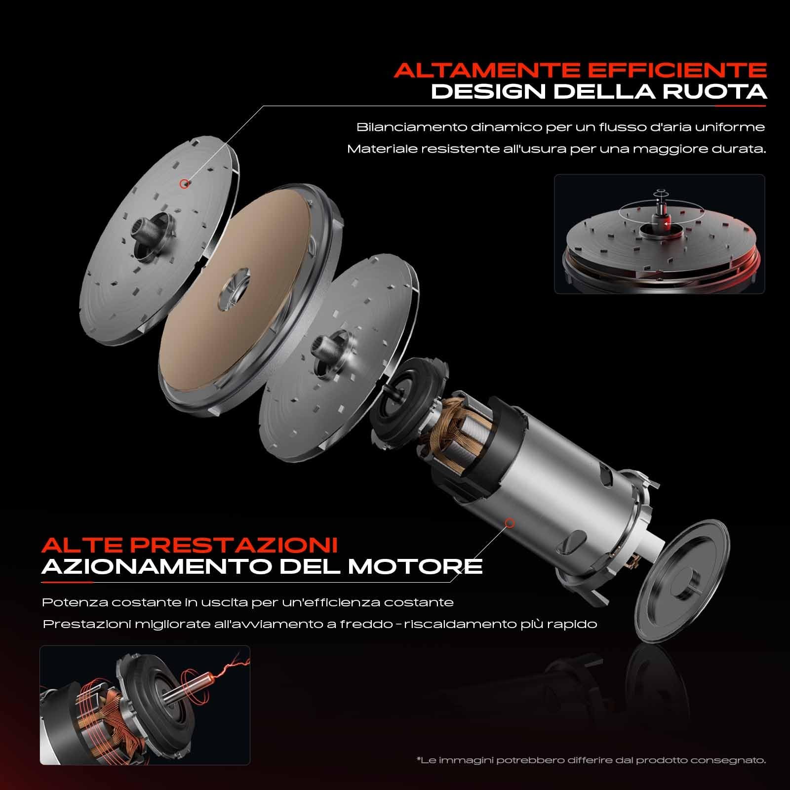 Frankberg Pompa dell'aria secondaria 2-Poli Compatibile con Serie 3 E46 318i Serie 3 E46 316i Serie 3 Touring E46 318i Serie 3 Coupé E46 318 Ci Serie 3 Coupé E46 316 Ci 11721715347,11721709610