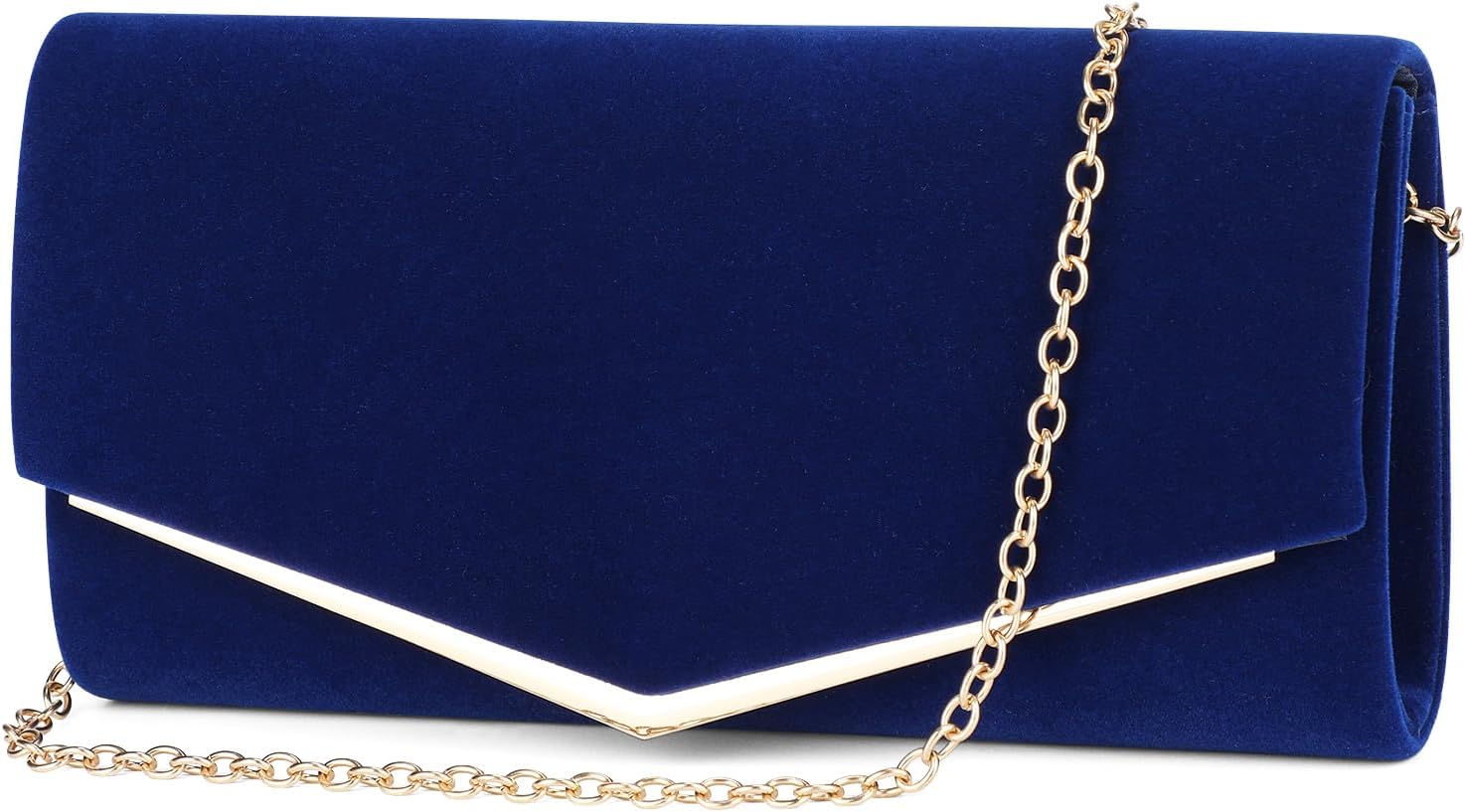 Womens Evening Clutch Bag Ladies Prom Bridal Wedding Handbag Party Purse with Detachable Chain