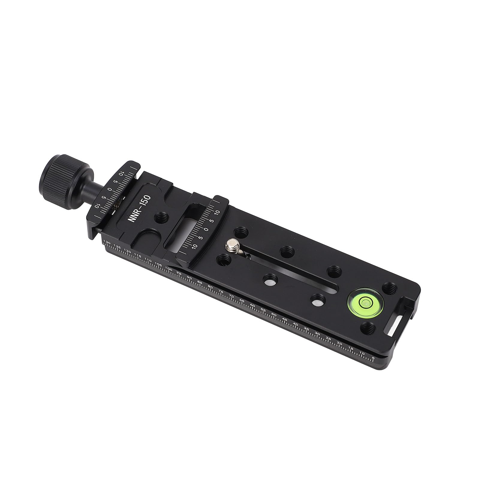 Camera Rail Nodal Slide Clamp con Nivel de Burbuja Incorporado para Accesorios de Fotografía de Cabeza de Bola ARCA