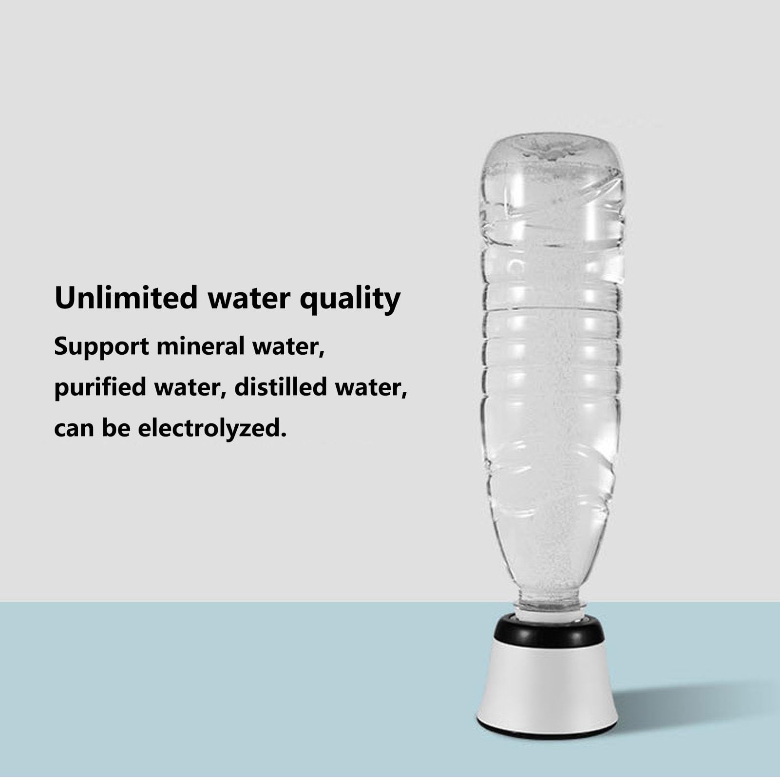 PAHION Máquina Portátil De Agua Rica En Hidrógeno Generador De Agua Rica En Hidrógeno Molecular Tecnología Avanzada SPE Y PEM 3 Minutos De Concentración De Hidrógeno Electrolítico 2000PPB