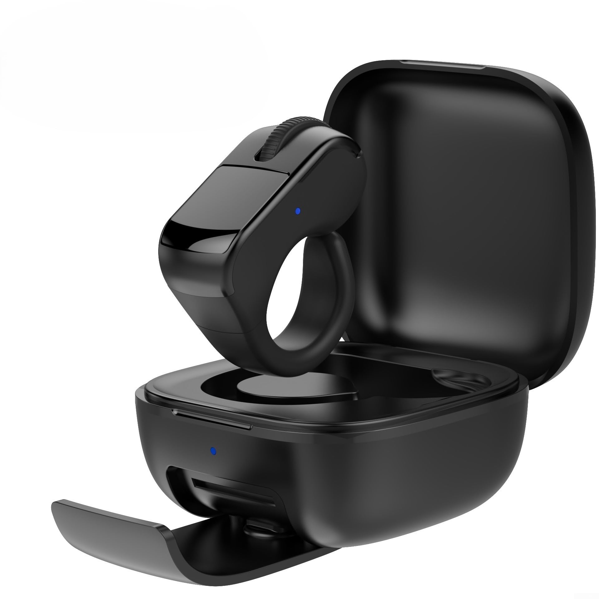 Multifuncional Smart Ring para Rokid Gafas Scroll Control (Negro)