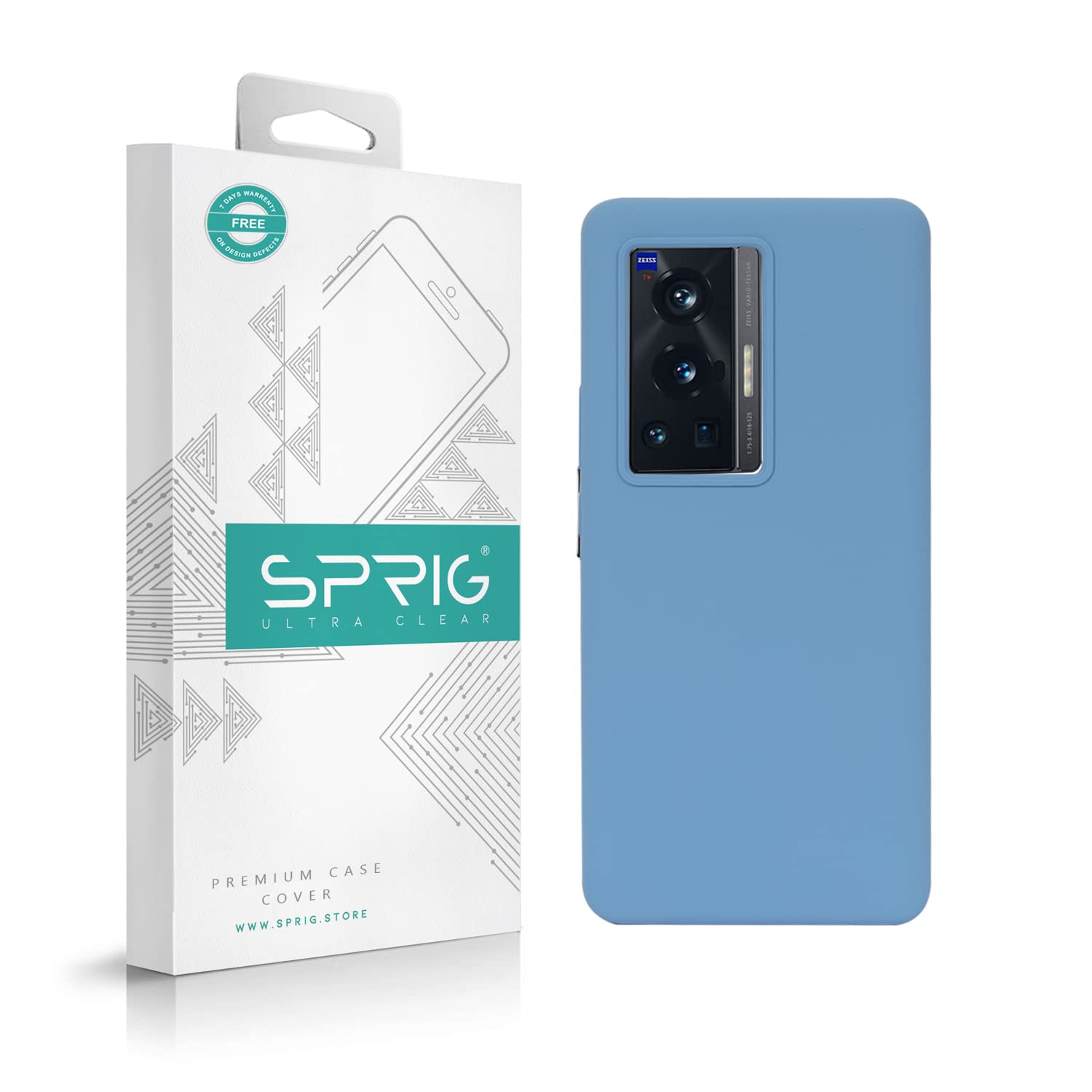 SPRIG Compatible with VIVO X70 Pro Phone Liquid Silicone Cover Premium Back Cover Drop Tested Shock Proof Mobile Case for Men, Women, Boys and Girls with Camera Protection (Denim Blue) (B0B65XJ4FQ) Amazon Price History, Amazon Price Tracker