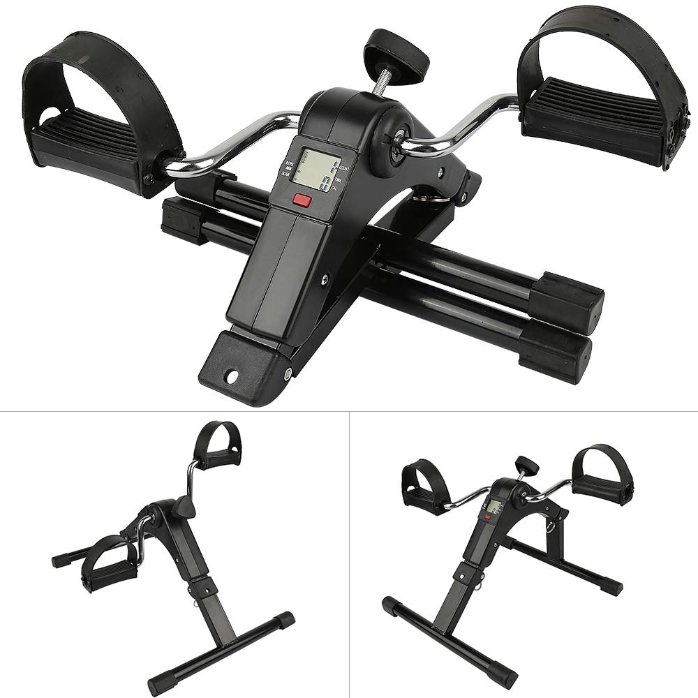 Mini rower stacjonarny na ramię i nogi do treningu na rowerze stacjonarnym rehabilitacyjnym, wyświetlanie danych o wielu ćwiczeniach
