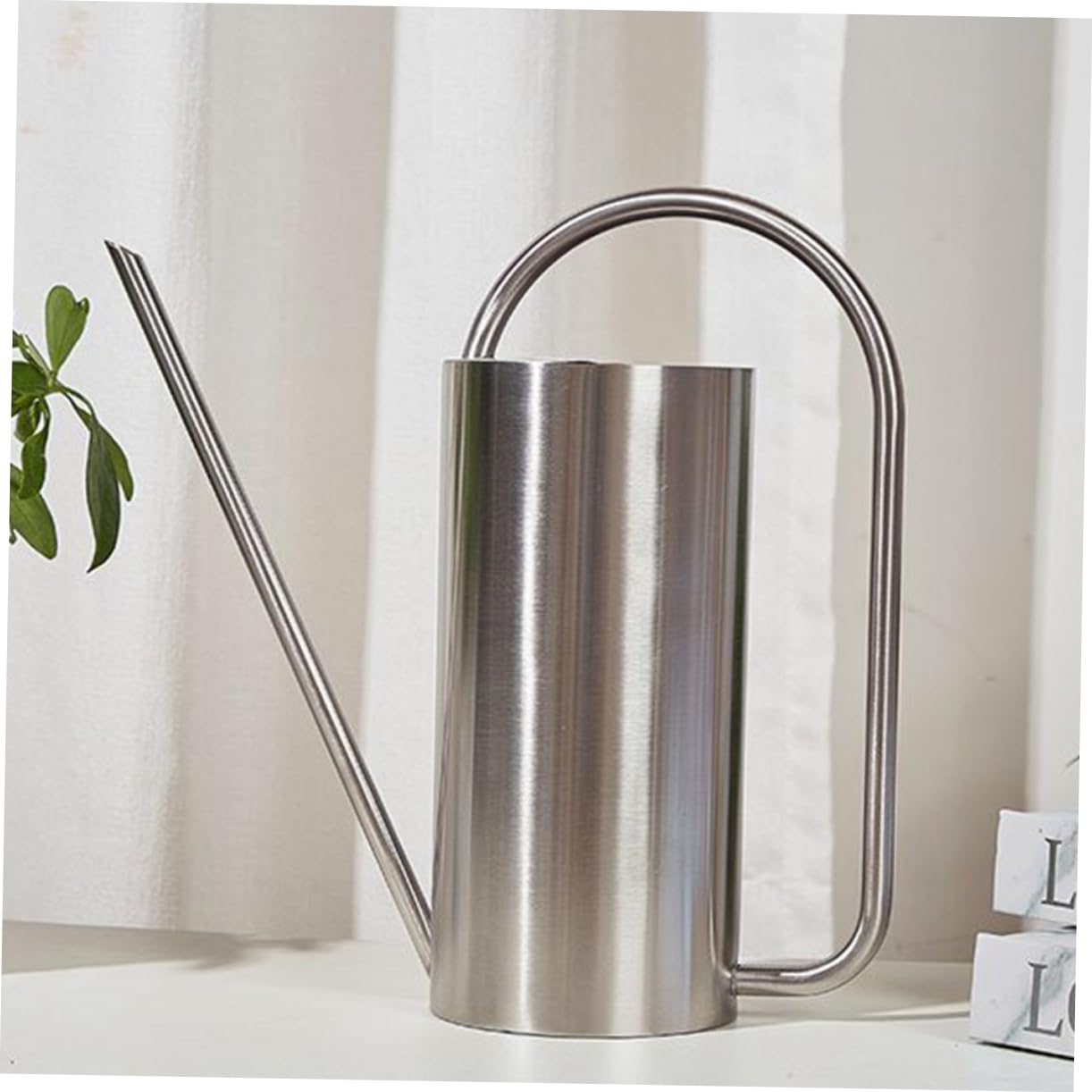 UPKOCH Annaffiatoio in Acciaio Inox Per Piante Da Interno Annaffiatoio Vintage Con Beccuccio Lungo Brocca in Metallo Per Bonsai