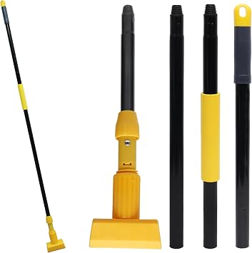 KLEEN HANDLER 61-Inch Extendable Jaw Clamp Mop Handle, 1 Piece
