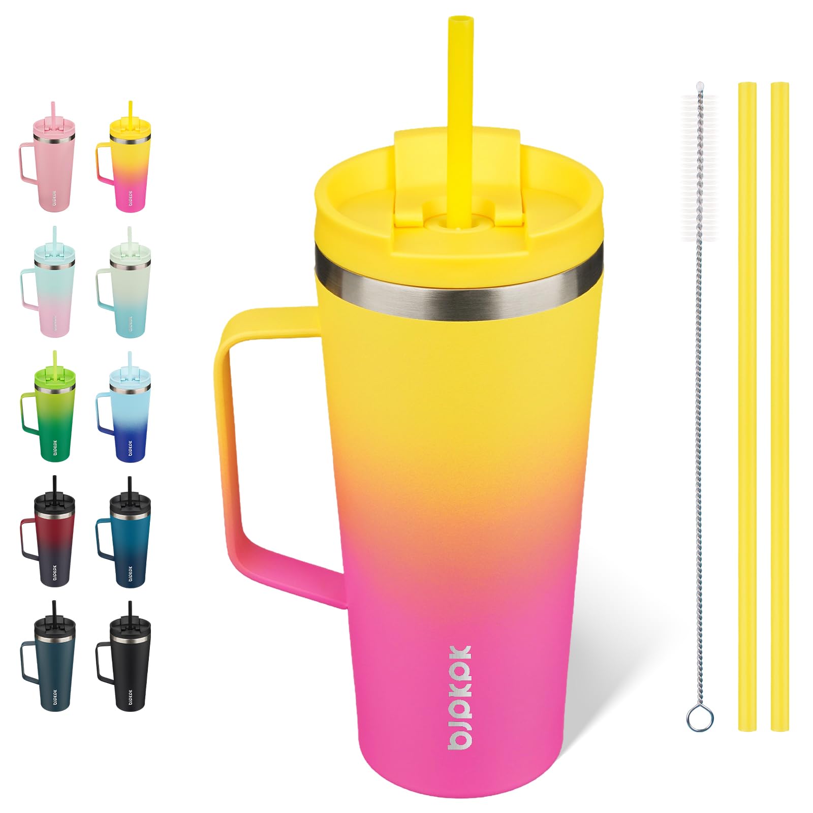 BJPKPK Insulated Tumbler with Handle