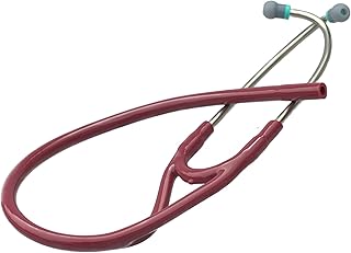 Stethoscope Tubing by Truaevum - Compatible Replacement Kit fits Littmann(r) Master Cardiology(r) Stethoscope & Cardiology III(r) Stethoscope - Double Bore Tube Binaural K7 Burgundy