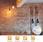 BORT 4Pack ST58/ST19 Vintage LED Edison Bulbs, Warm White 2700K, 6W Equivalent 60W LED Filament Light Bulbs, Dimmable 700LM, E26 Decorative Light Bulb