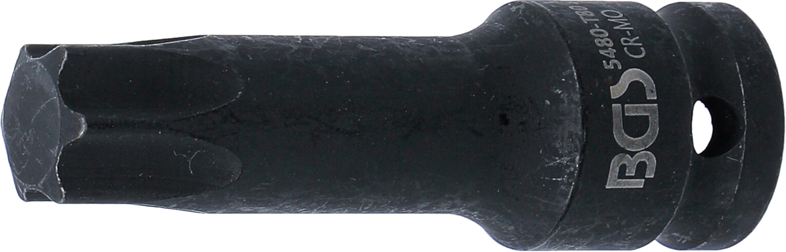 BGS 5480-T80 | Impact Bit Socket | length 75 mm | 12.5 mm (1/2") Drive | T-Star (for Torx) T80