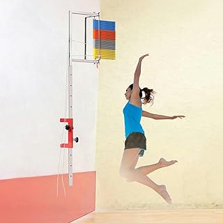 BTURYT Wall Mounted Vertical Jump Trainer for Basketball, Kids Adult Youth Vertical Jump Measurement Tool Stick Pole, Vertical Jump Tester Metal