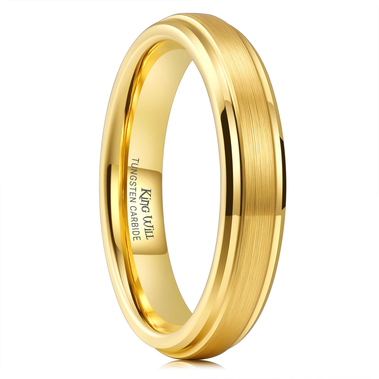 King Will Tungsten Carbide Wedding Band for Men Women