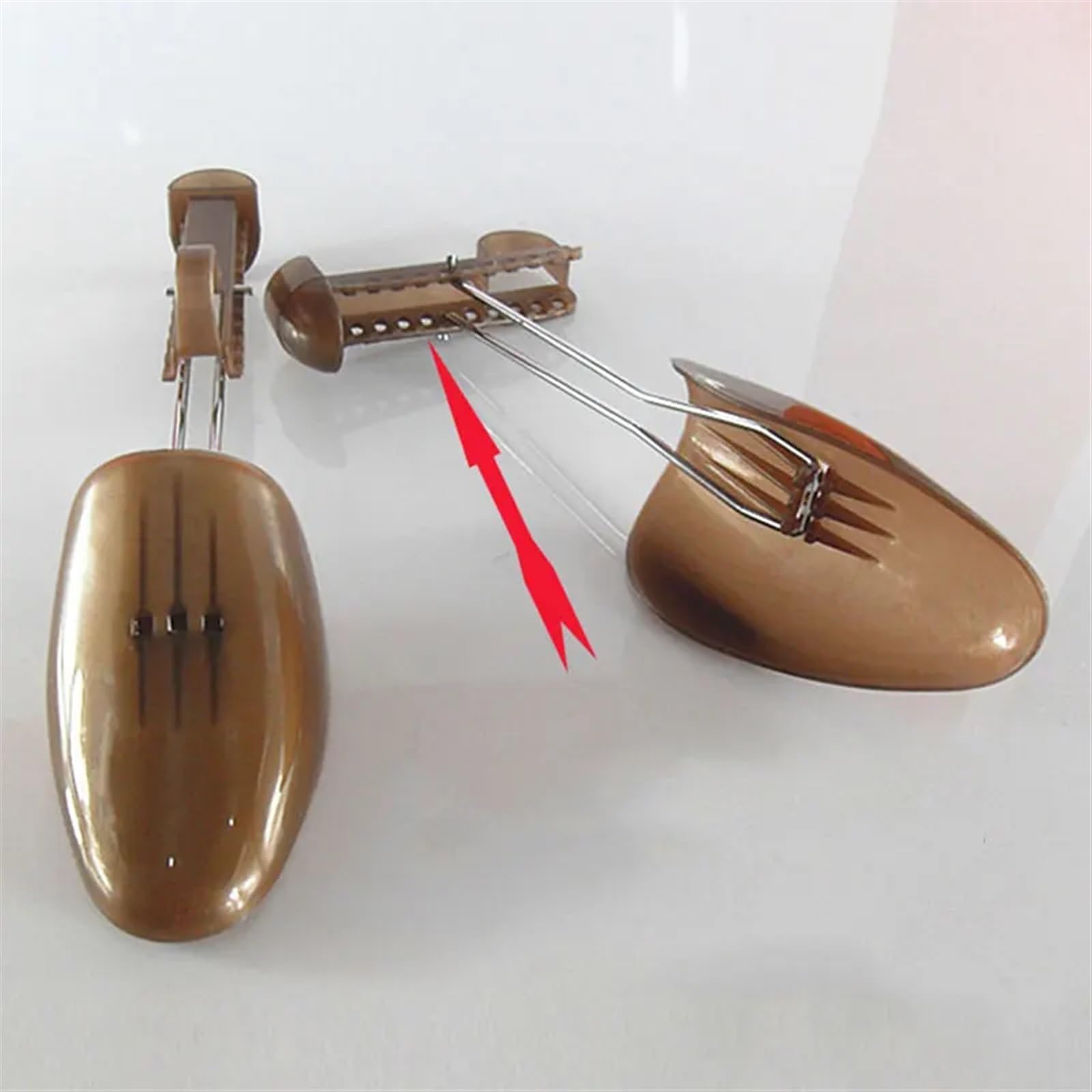 áRbol De Zapatos 1 par de Botas de plástico Ajustables, ensanchador de Zapatos for Hombres y Mujeres, Soporte for Zapatos, expansor de árboles, Extensor de Zapatos Marrones Shoe Tree(25-32cm)