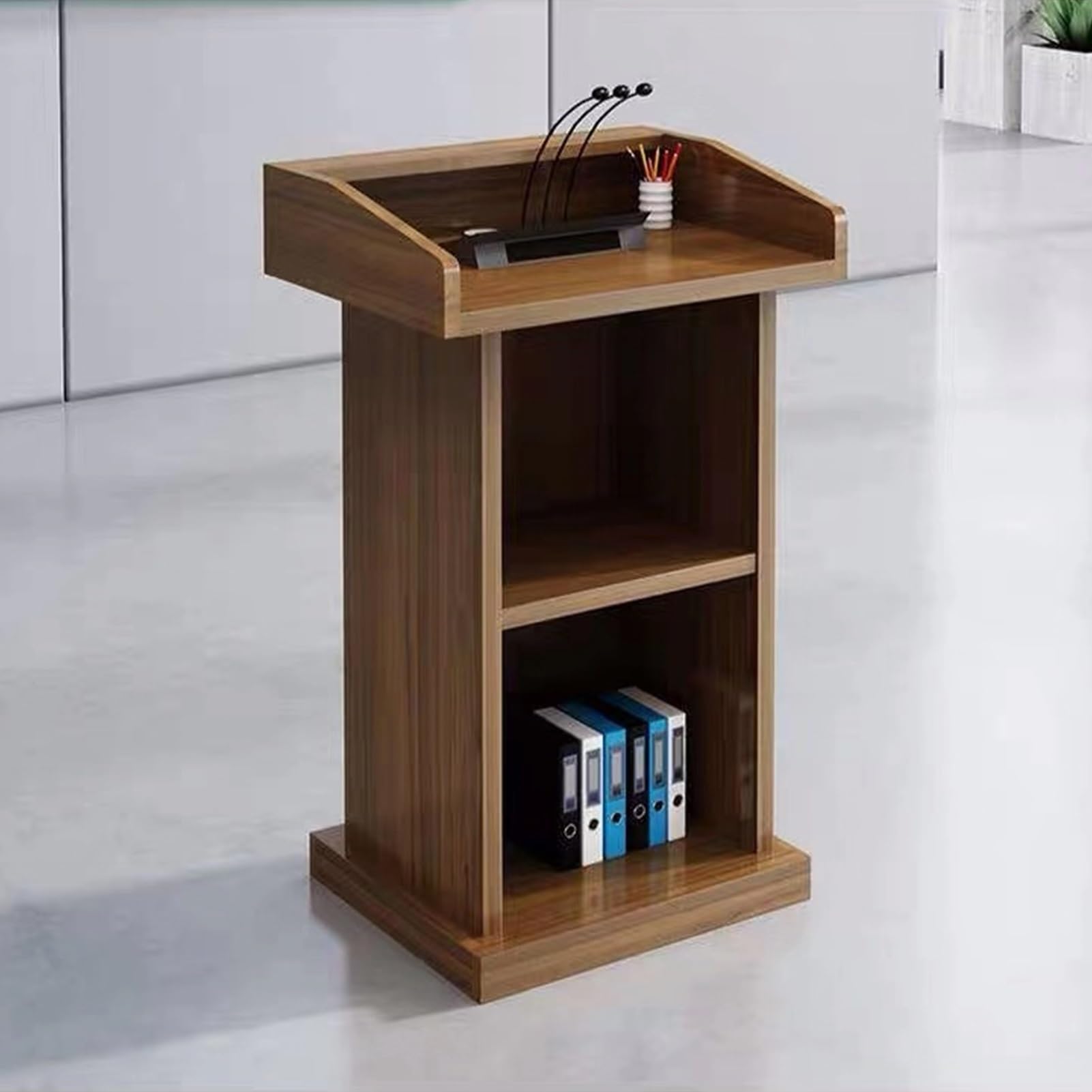 Buy Wood Podium Stand Reception Desk,Speaking Lectern,Pulpits for