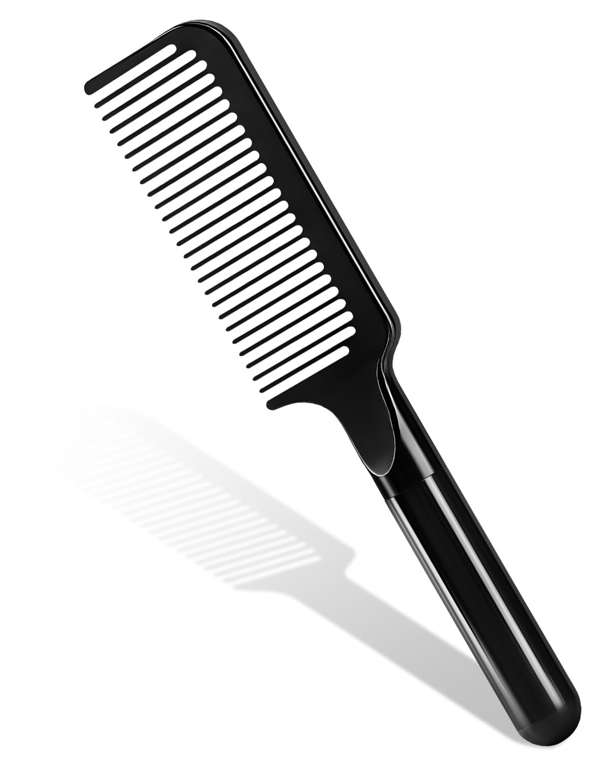 【美容師用高級カットコーム】 コーム くし ヘアコーム 髪の毛 サラサラ もつれ解消 絡まない ツヤ出し 静電気防止 トリートメント ヘアブラシ メンズ ヘアケアコーム バスタイム お風呂で使うクシ ジャンボコーム パーマコーム ヘア 美髪 インバスブラシ 櫛 男女両用 ギフト (ブラック)