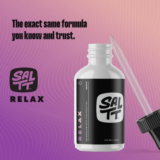 Amazon.com: SALTT Relax Magnesium Drops - Ionic Magnesium Chloride  w/Sodium, Potassium, Electrolytes - Trace Minerals Drops - Gluten Free,  Sugar Free, Keto Friendly - from Utah's Great Salt Lake - 120ml Dropper :