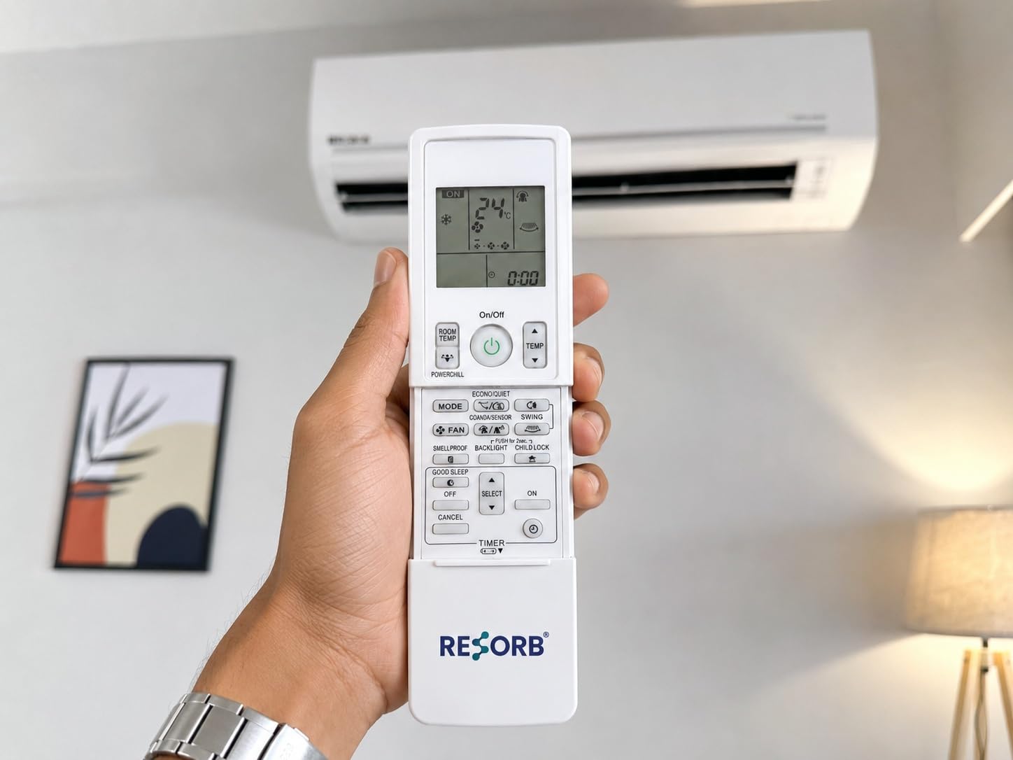 AC Remote Compatible with Daikin Air Conditioner | Replacement for ARC479A21 Model Split & Window AC 1 Ton 1.5 Ton 2 Ton | White RE 169A