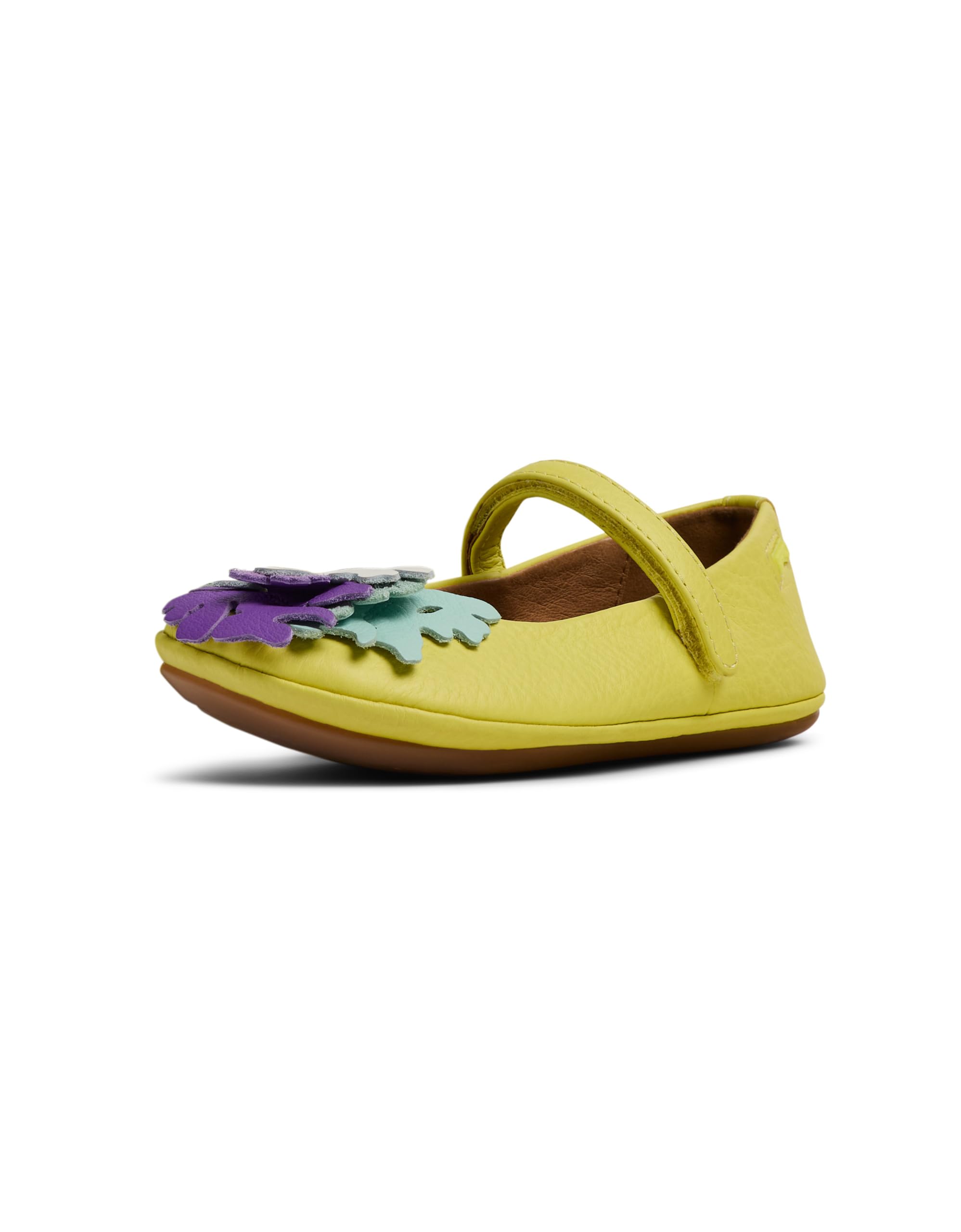 Camper Girls Right K800587 Mary Jane, Yellow 002 TWS, 2.5 UK