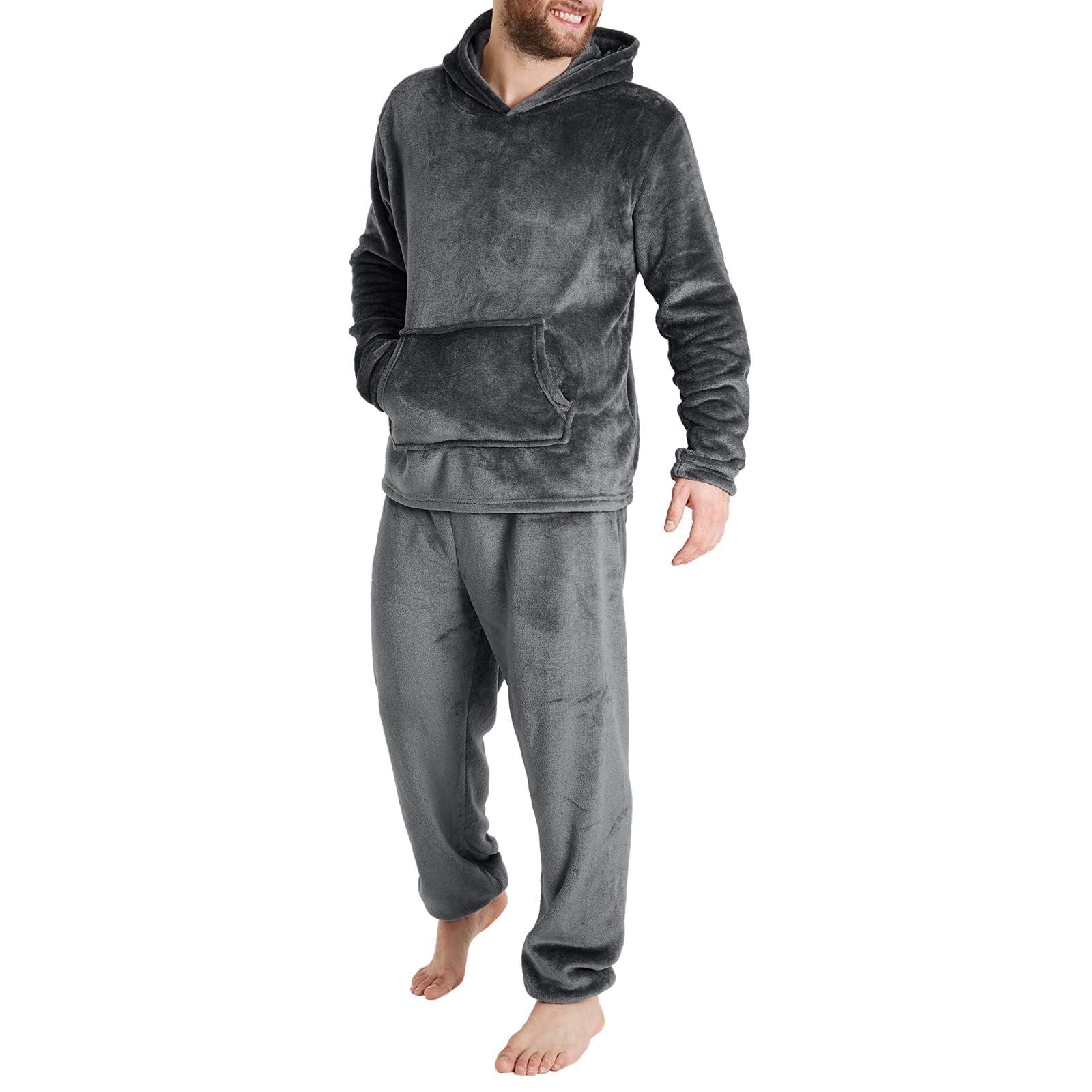 Forro Polar Pijama Abrigado Hombre Pijamas De Tela Polar Para