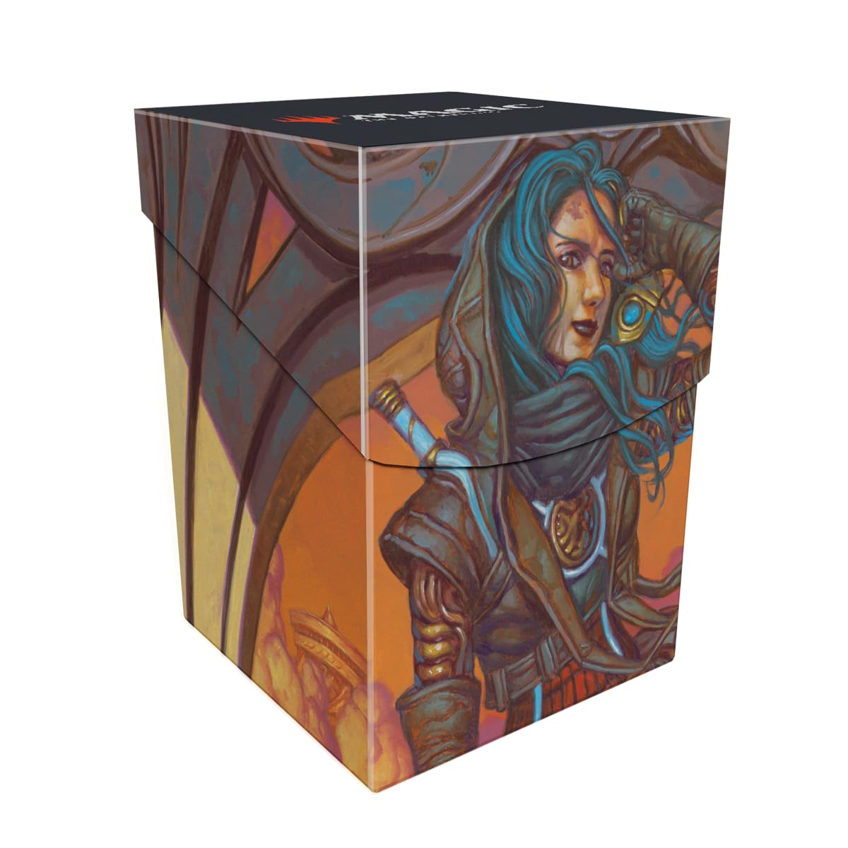 Ultra Pro - Aetherdrift Sita Varma, Masked Racer 100+ Deck Box® for Magic: The Gathering, Deck Holder, MTG Accessory, Trading Card Case, Magic The Gathering D&D TCG Storage Box