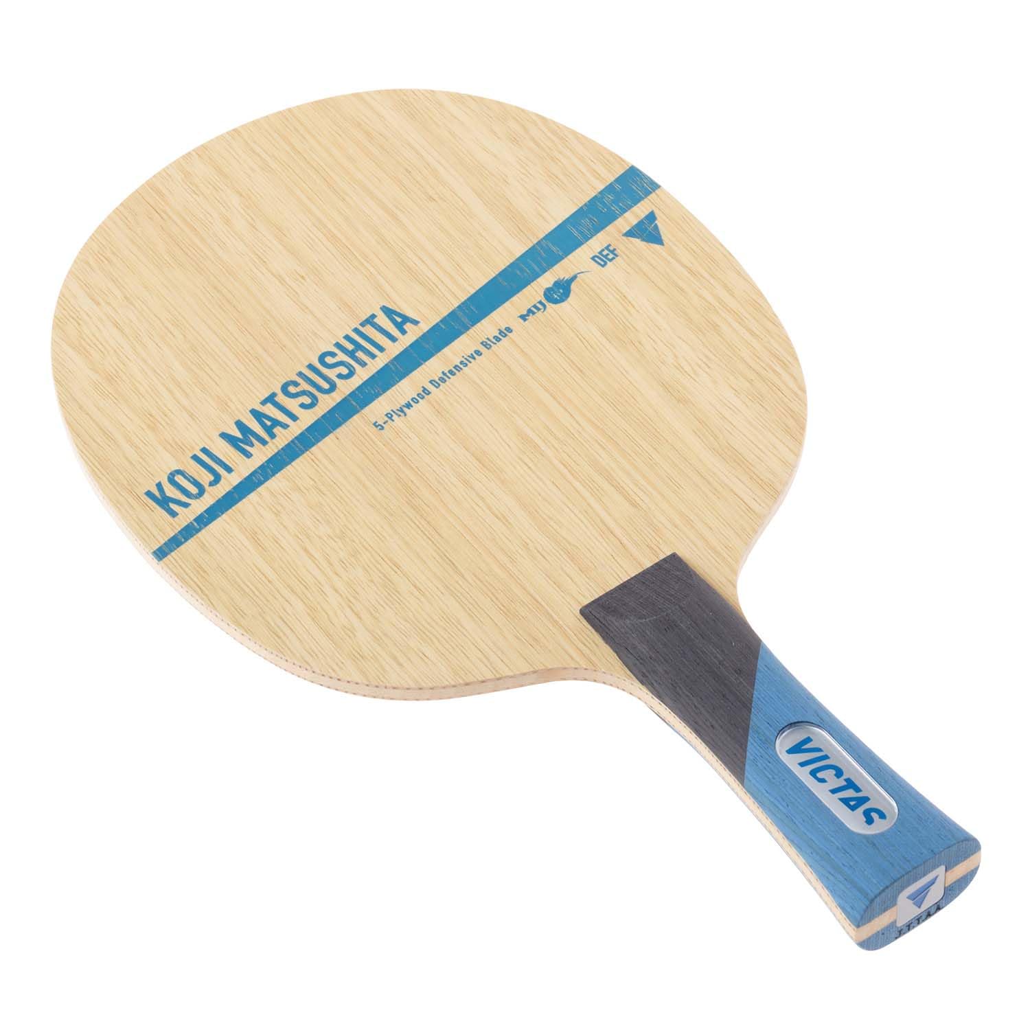 Victas 028004 Koji Matsushita Table Tennis Racket, Shake Hand, Defense, 5-Piece Plywood, Model Used by Koji Matsushita, Flared