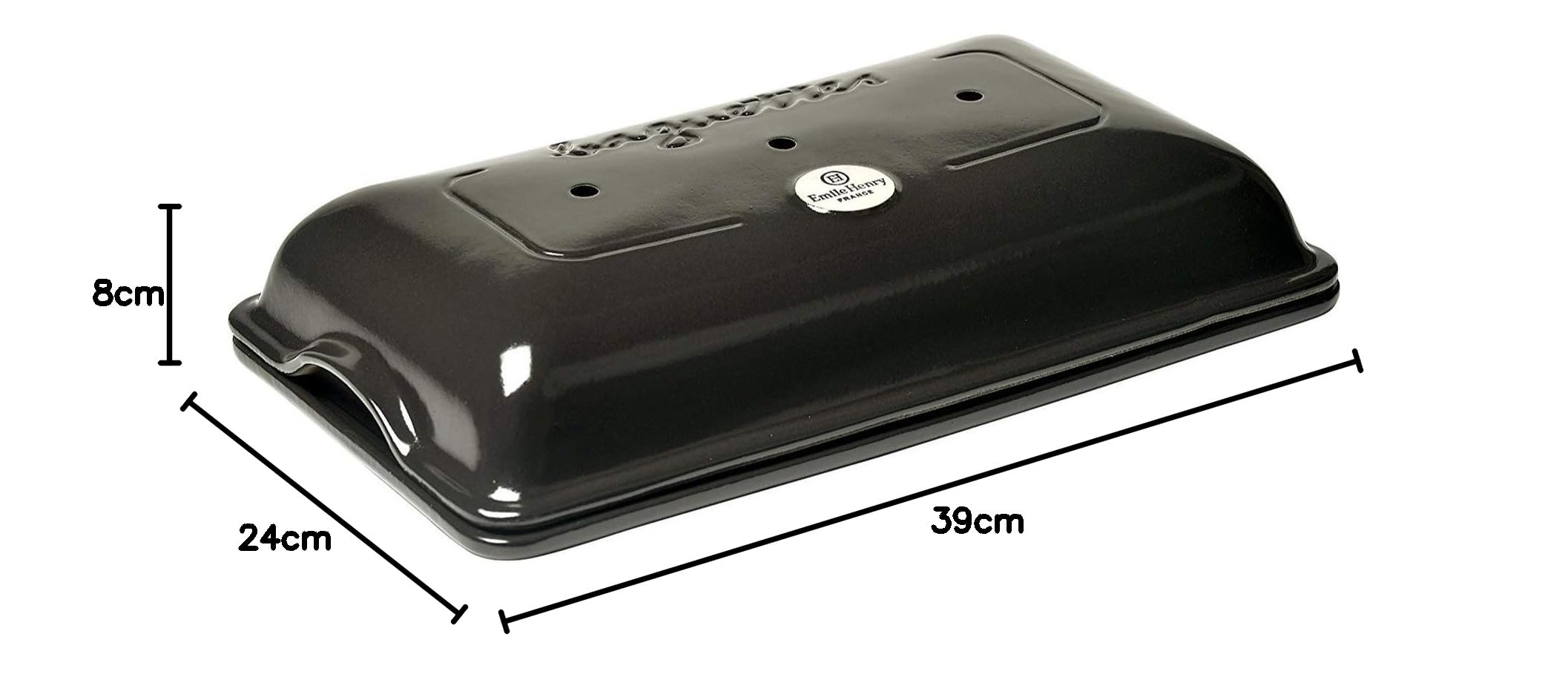 Emile Henry EH349506 Baguettes Stampo con Imballaggio Rinforzato, Marsala