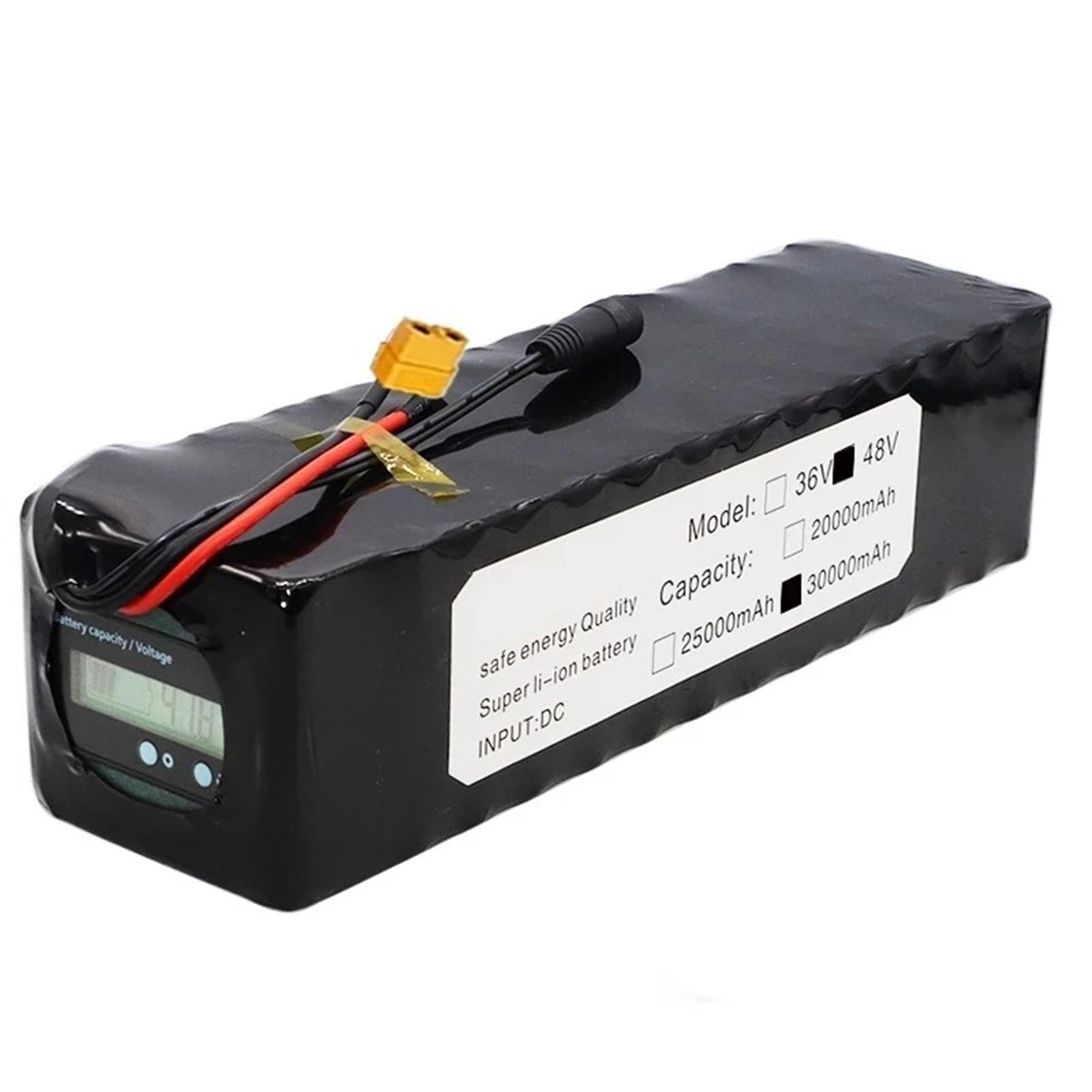 48V 20AH 30AH Batterie De Remplacement pour Vélo Électrique 13S4P Batterie Lithium-ION Étanche Batterie Lithium Haute Puissance pour Trottinette Électrique