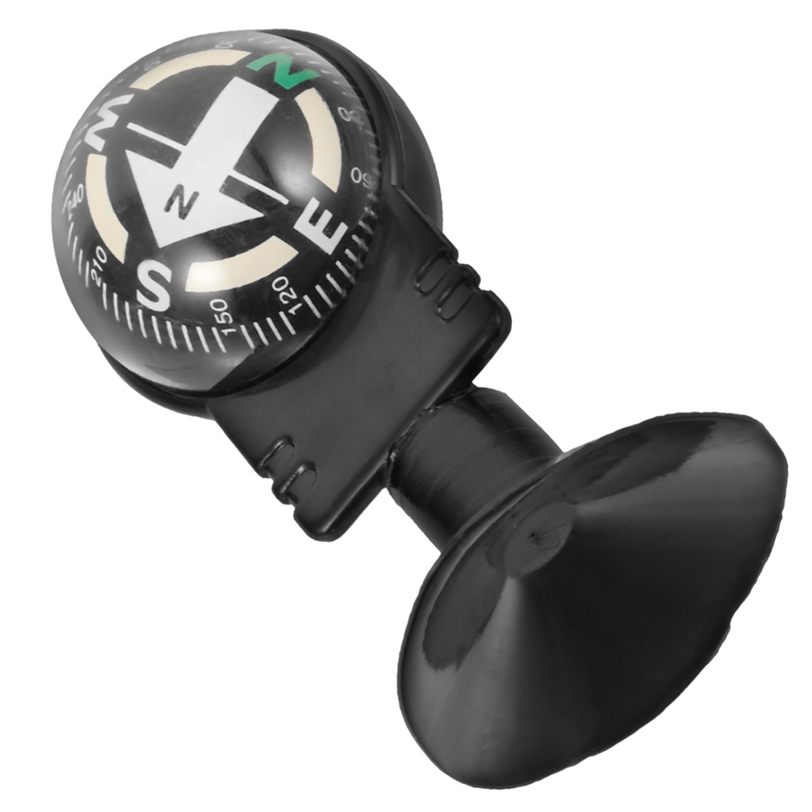 Yardwe Car Dashboard Compass Dash Mount Compass for Vehicle and Boat High Tool Car Decoration for Outdoor Travel