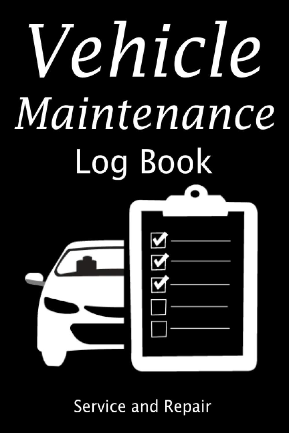 Vehicle Maintenance Log Book Service and Repair Car Repair Journal