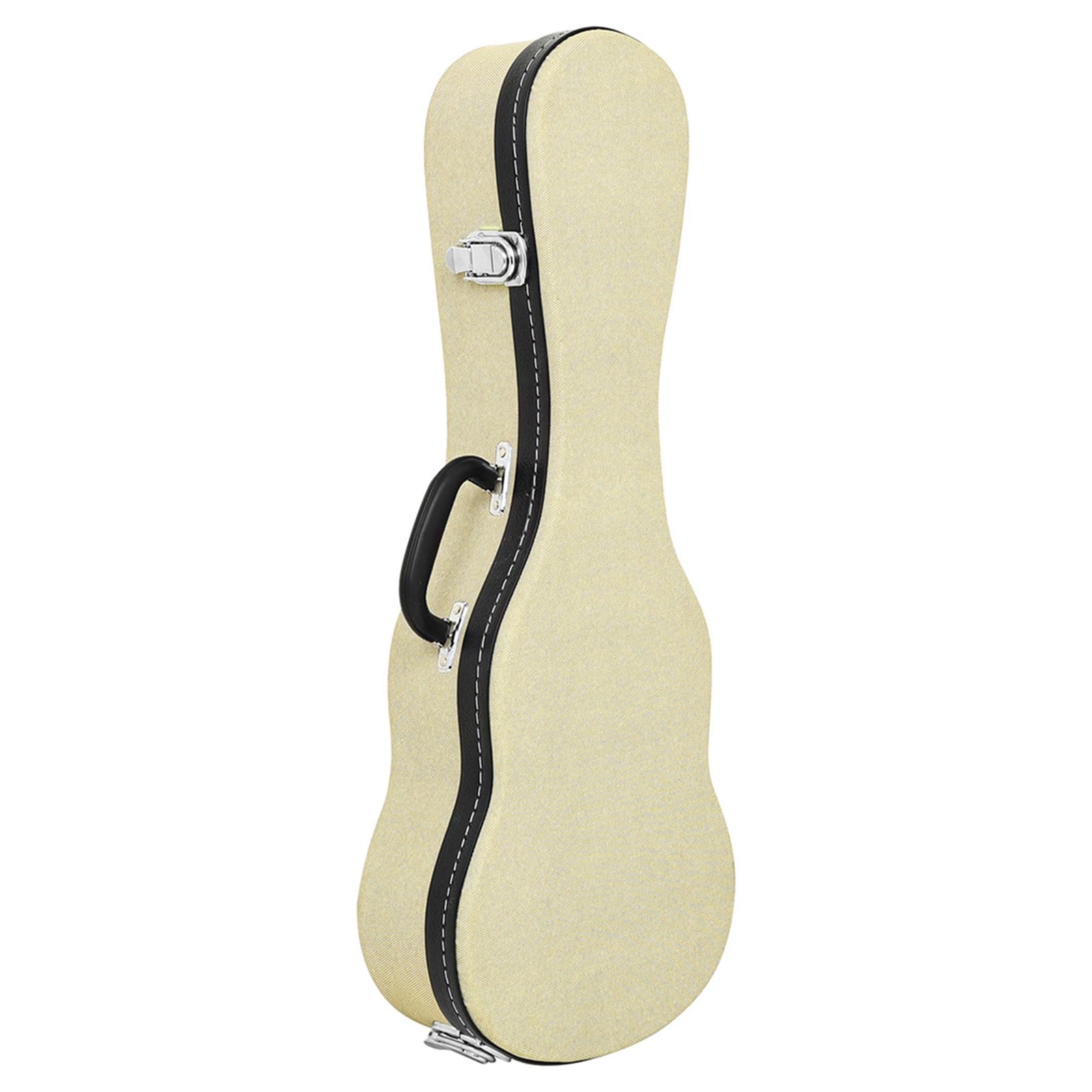 Custodia portatile per ukulele, custodia in pelle e struttura in metallo, per esercitazioni quotidiane e concerti
