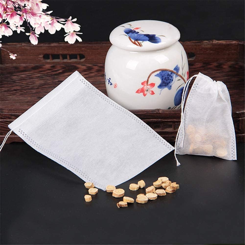 LONLIDANSI Tea Bag Empty Tea Filter Bag Drawstring Tea Bag Spice Bag